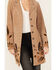 Image #3 - Shyanne Women's Suede Long Button Front Coat, , hi-res