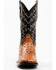Image #4 - Cody James Men's Full Quill Cognac Ostrich Exotic Western Boots - Broad Square Toe, Black, hi-res