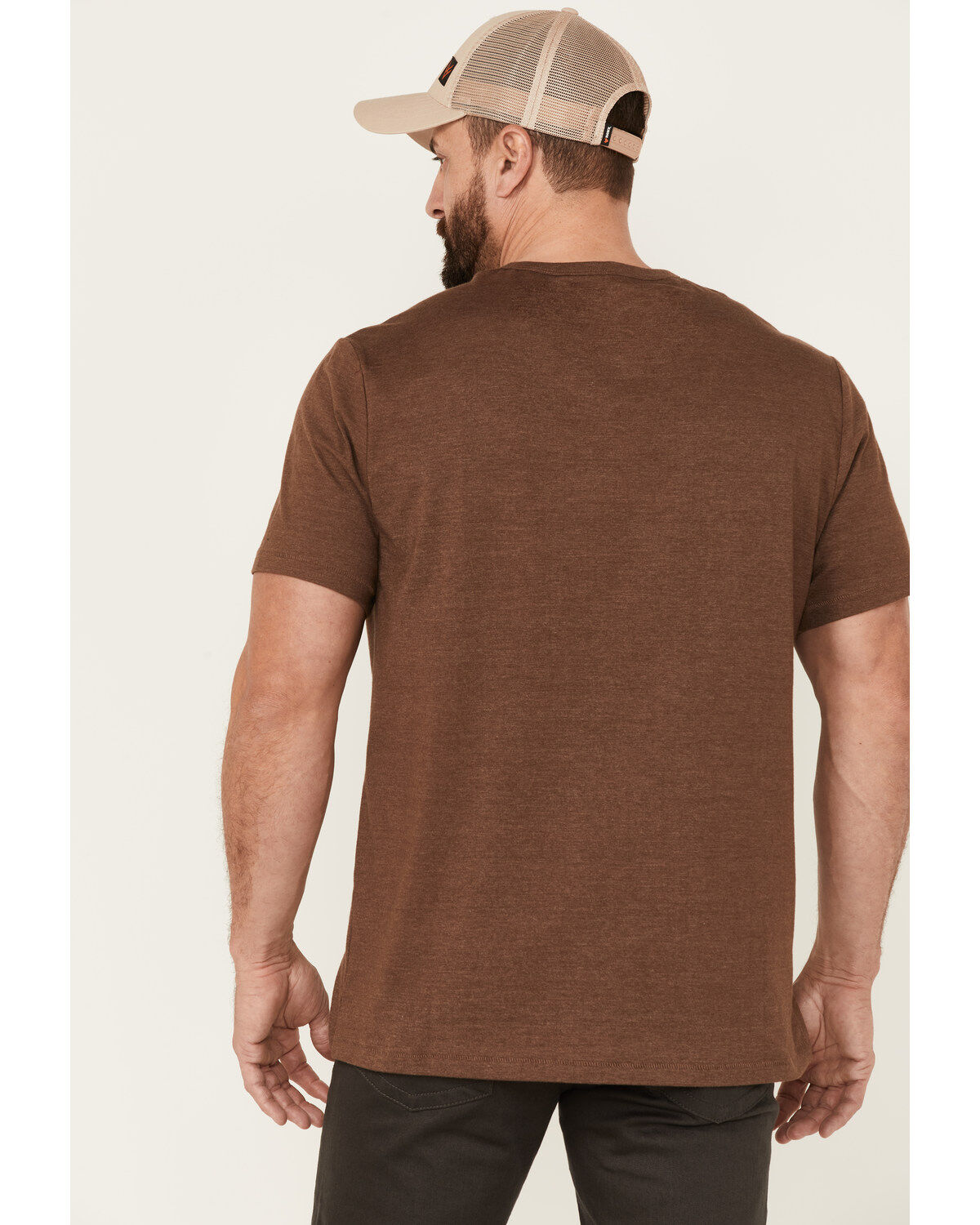 Image #4 - Brothers and Sons Men's Brown Yosemite Bear Graphic Short Sleeve T-Shirt, Brown, hi-res