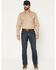 Image #1 - Wrangler Men's FR Dark Wash Vintage Slim Bootcut Stretch Denim Jeans, Dark Wash, hi-res