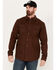 Image #1 - Cody James Men's FR Solid Long Sleeve Snap Western Shirt, Cognac, hi-res