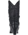 Image #4 - Dingo Women's Supple Pigskin Western Boots - Round Toe, Black, hi-res