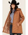 Image #2 - Columbia Women's Heavenly Long Hooded Coat, Camel, hi-res