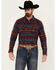 Image #1 - Cody James Men's Fire Water Southwestern Print Long Sleeve Pearl Snap Western Shirt, , hi-res