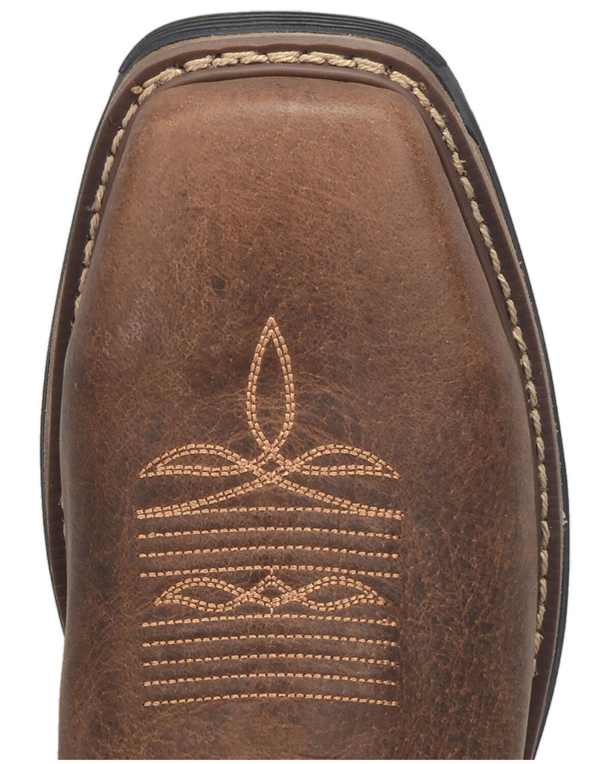 Image #6 - Dan Post Men's Storms Eye Waterproof Western Work Boots - Composite Toe, Brown, hi-res