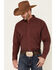 Image #1 - Ariat Men's Paco Check Plaid Long Sleeve Button Down Western Shirt, , hi-res