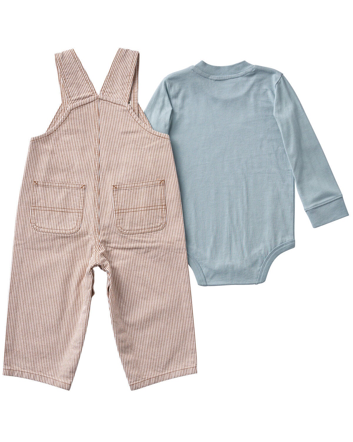 Image #2 - Carhartt Infant Boys' Dog Long Sleeve Onesie and Overall Set - 2 Piece, Multi, hi-res