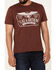 Image #3 - Flag & Anthem Men's Trademark Logo Burnout Short Sleeve T-Shirt, Maroon, hi-res