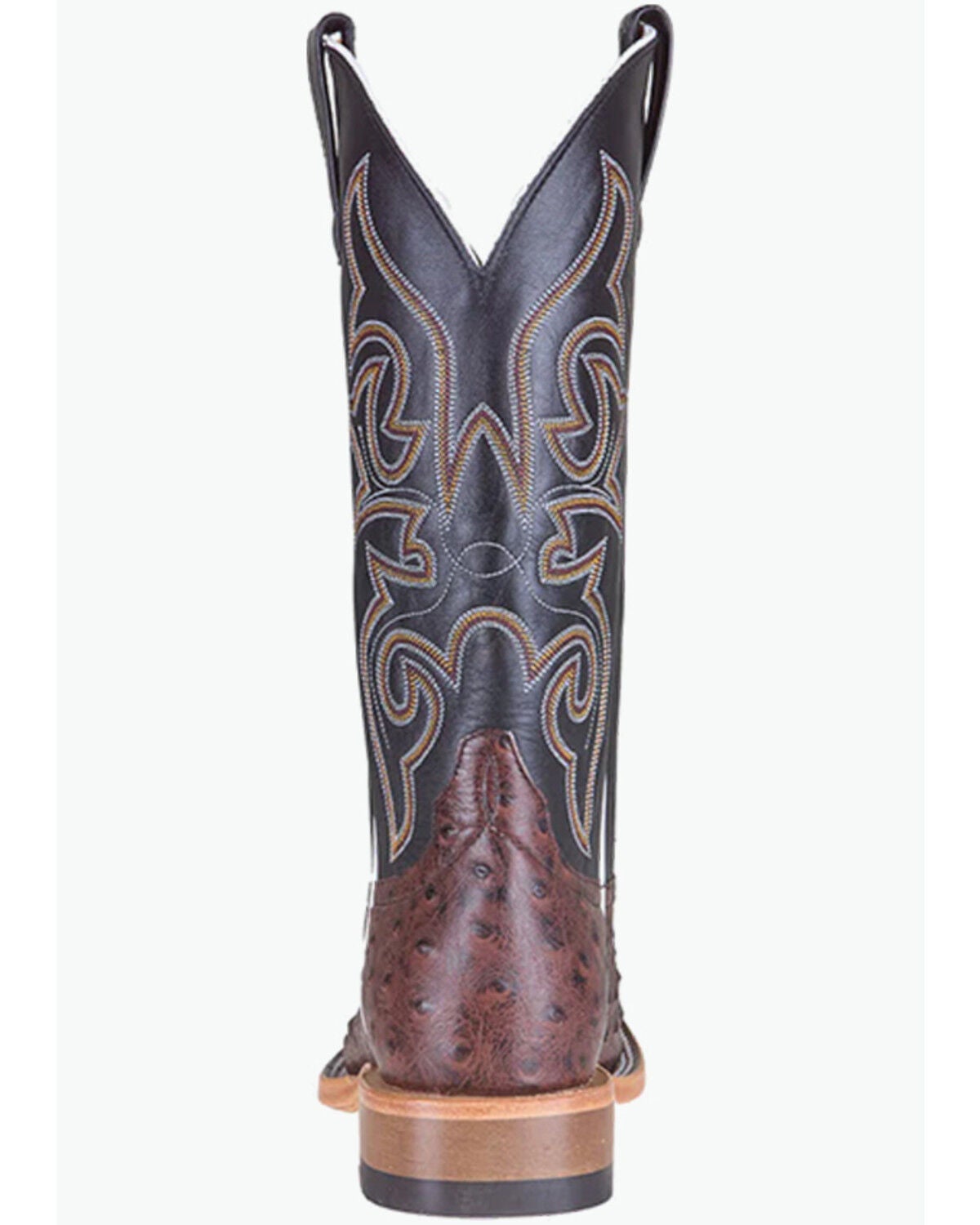 Image #5 - Horse Power Men's Ostrich Print Western Boots - Broad Square Toe, Brown, hi-res