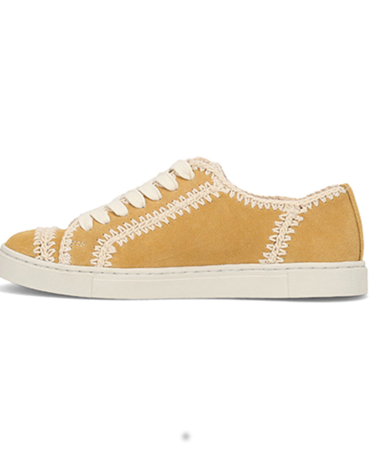Image #3 - Frye Women's Ivy Crochet Low Lace Sneakers, Yellow, hi-res