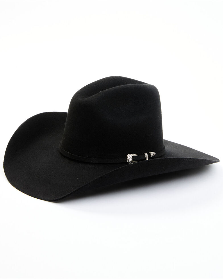 Cody James Men's 3X Duke Crease Wool Felt Western Hat  , Black, hi-res