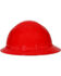 Radians Men's Quartz Full Brim Hard Hats , Red, hi-res