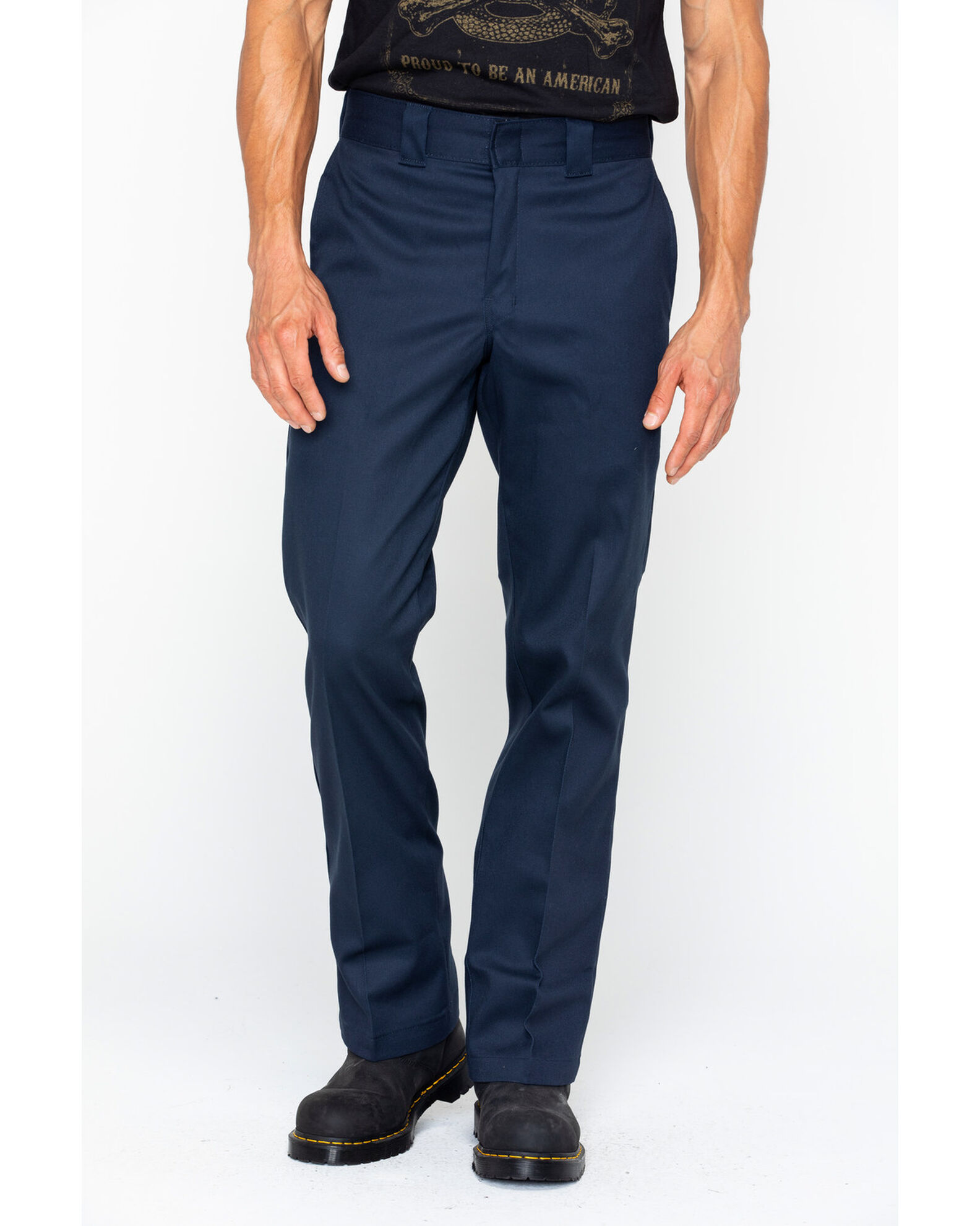 Image #1 - Dickies Men's Twill Flex Work Pant, Navy, hi-res