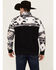 Image #4 - Hooey Men's Stevie Southwestern Block 1/4 Snap Pullover, Black, hi-res