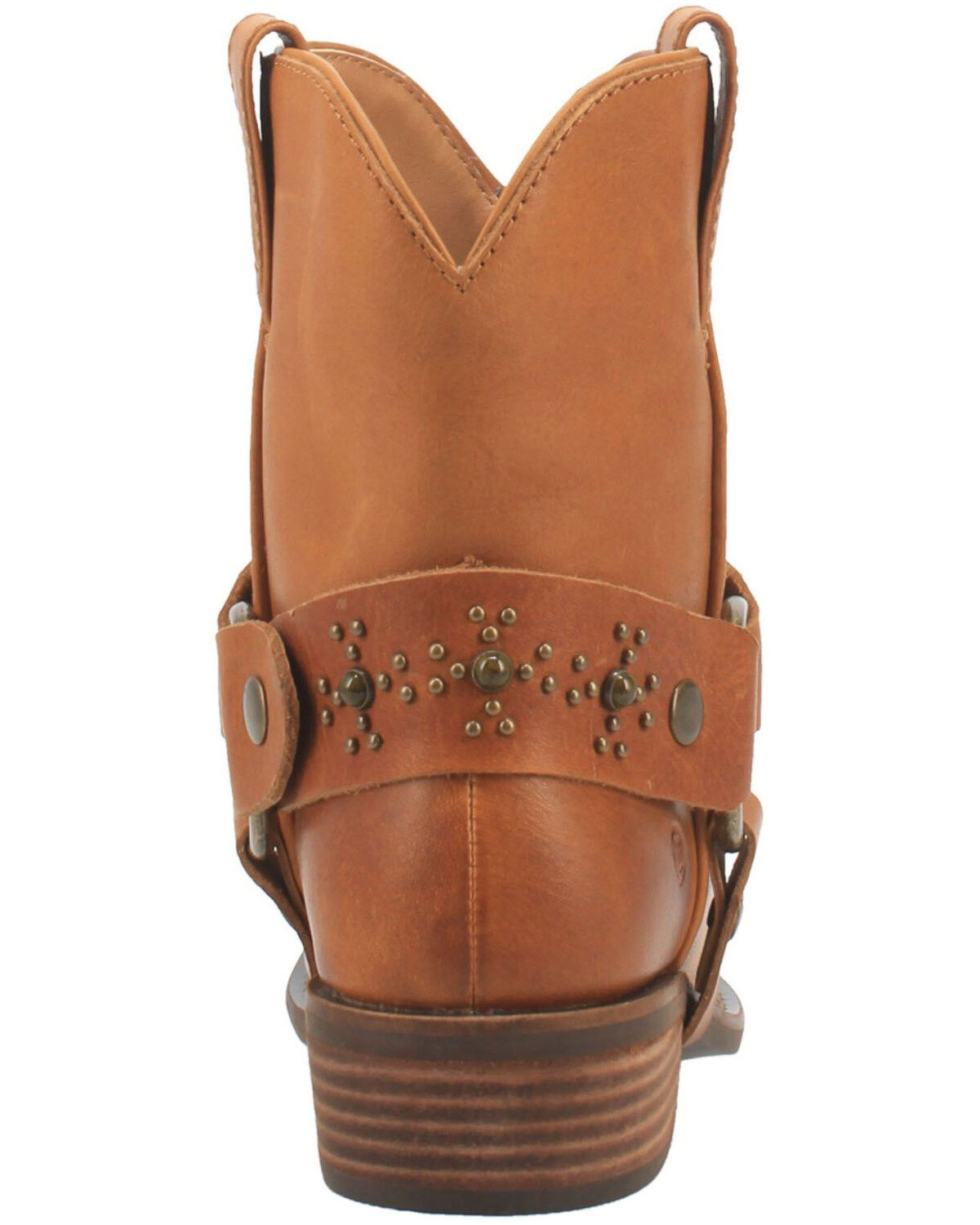 Image #4 - Dingo Women's Silverada Western Booties - Round Toe, Camel, hi-res