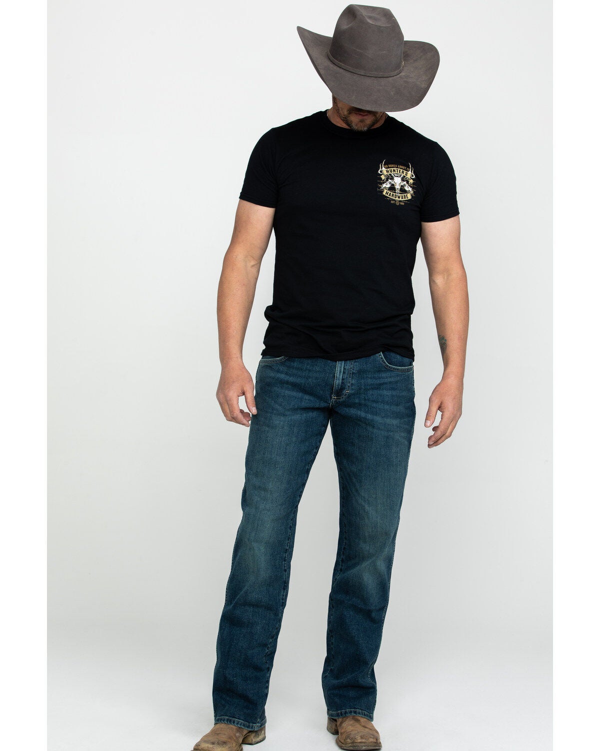 Image #6 - Wrangler Retro Men's Alpine Relaxed Bootcut Jeans, , hi-res