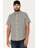 Image #1 - Levi's Men's Classic 1 Pocket Checker Short Sleeve Button Down Shirt, Navy, hi-res