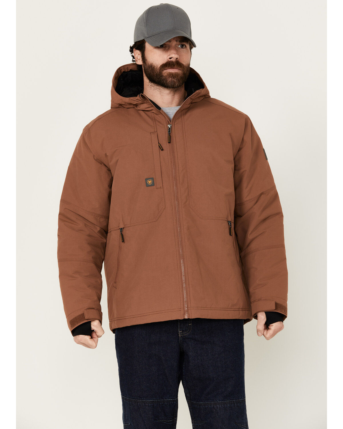 Image #1 - Ariat Men's Rebar Cordura Ripstop Insulated Jacket, Multi, hi-res