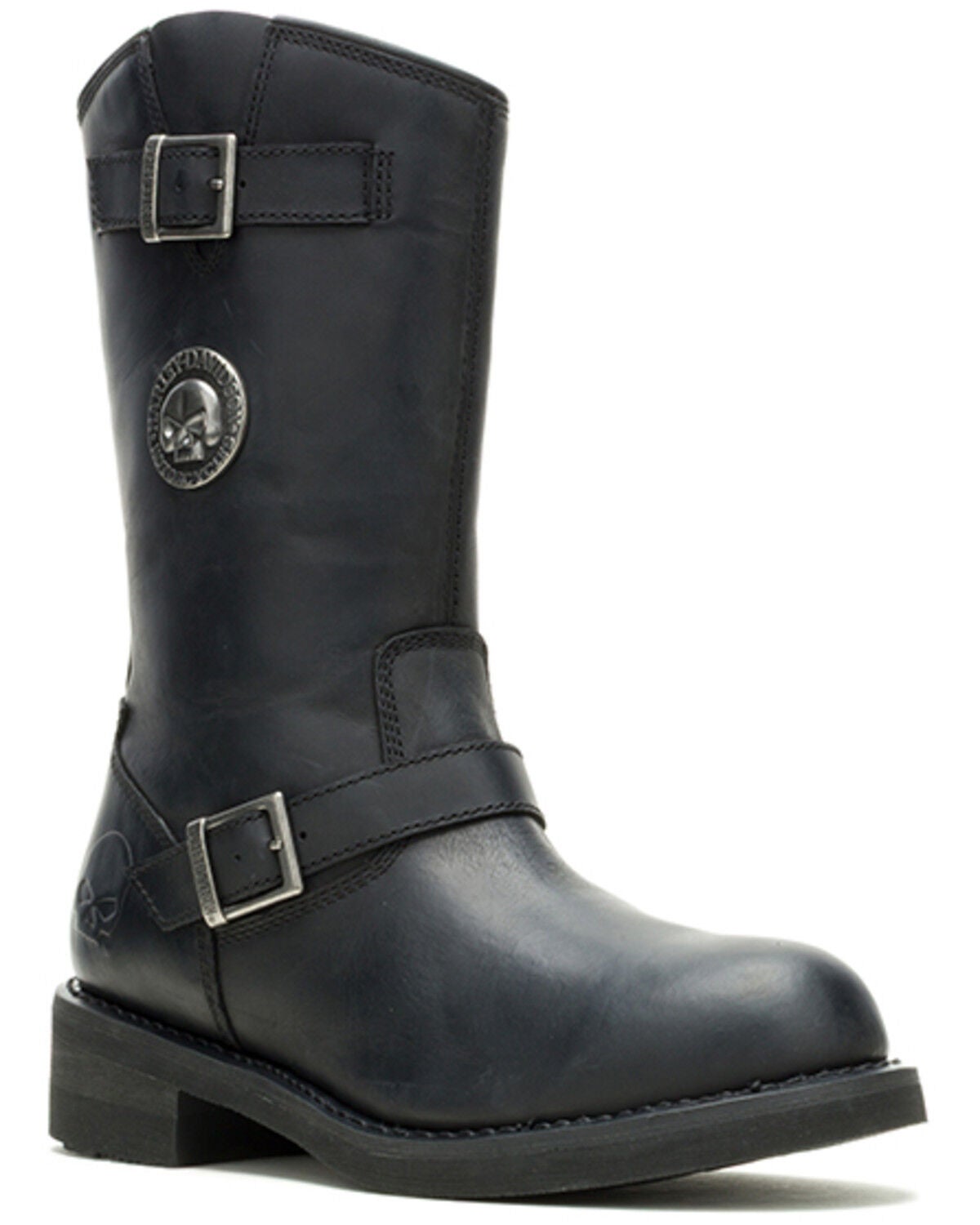Harley Davidson Men's Classic Cruise Tall Motorcycle Boots - Round Toe, Black, hi-res