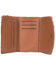 Myra Bag Women's Innovation Hair-On Wallet, Brown, hi-res