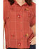 Image #3 - Olive Hill Women's Boot Barn Exclusive Floral Embroidered Short Sleeve Button-Down Western Shirt, Rust Copper, hi-res