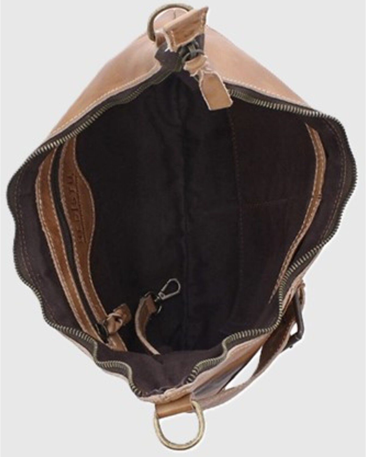 Image #3 - Bed Stu Women's Seemly Compact Buckle Detail Bag, Tan, hi-res