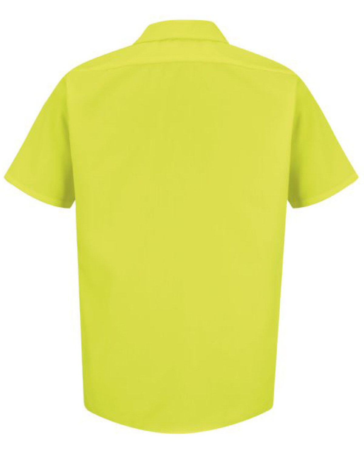 Image #2 - Red Kap Men's Enhanced Visibility Short Sleeve Work Shirt - Tall, , hi-res