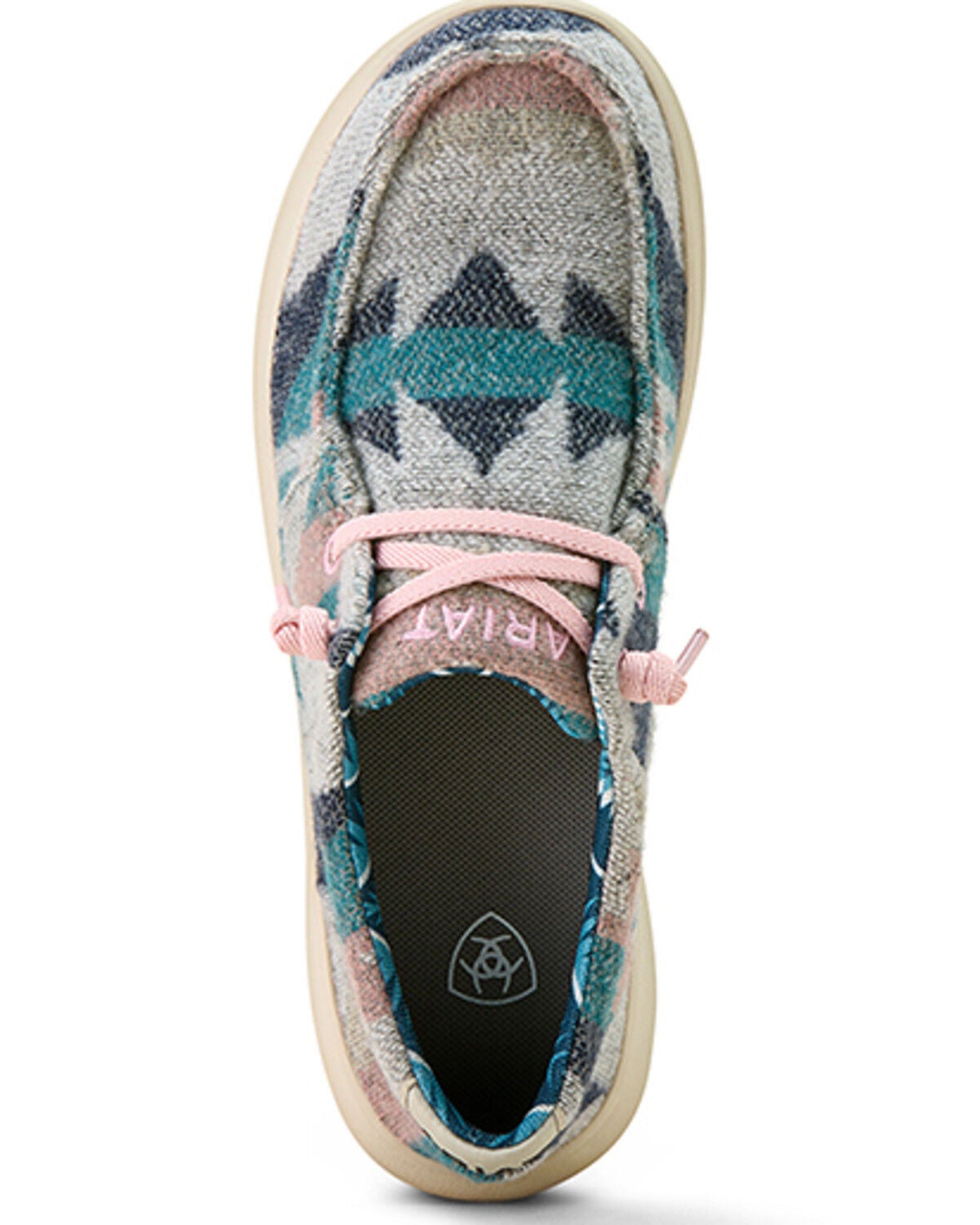 Image #5 - Ariat Women's Hilo Southwestern Print Flannel Casual Shoes - Moc Toe, Multi, hi-res