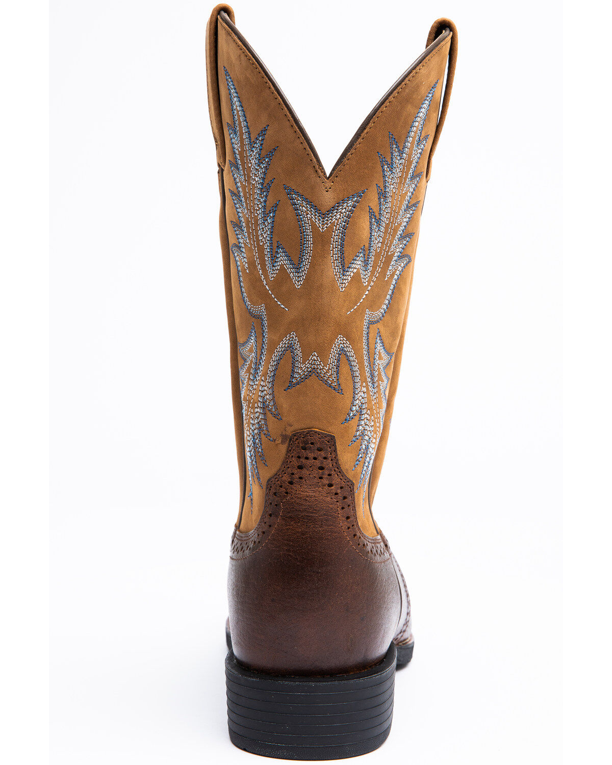 Image #4 - Ariat Men's Barrel Stockman Western Performance Boots - Round Toe, , hi-res