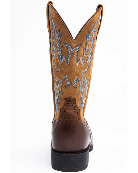 Image #4 - Ariat Men's Barrel Stockman Western Performance Boots - Round Toe, , hi-res