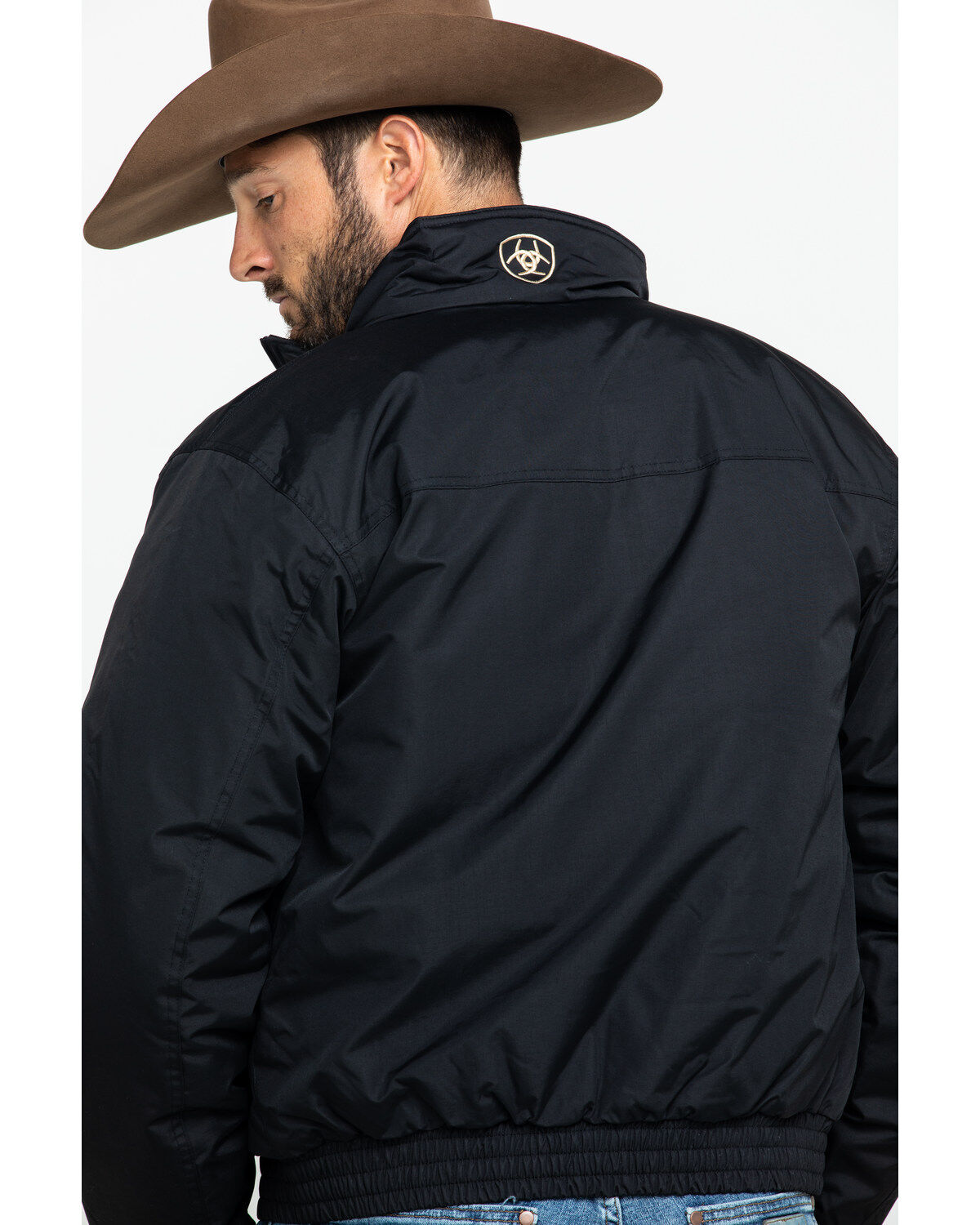 Image #10 - Ariat Men's Team Jacket, Black, hi-res