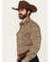 Image #2 - Wrangler Retro Men's Medallion Print Long Sleeve Snap Western Shirt, Brown, hi-res