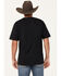 Image #4 - Jack Daniels Men's Old No.7 Short Sleeve Logo Graphic T-Shirt, Black, hi-res