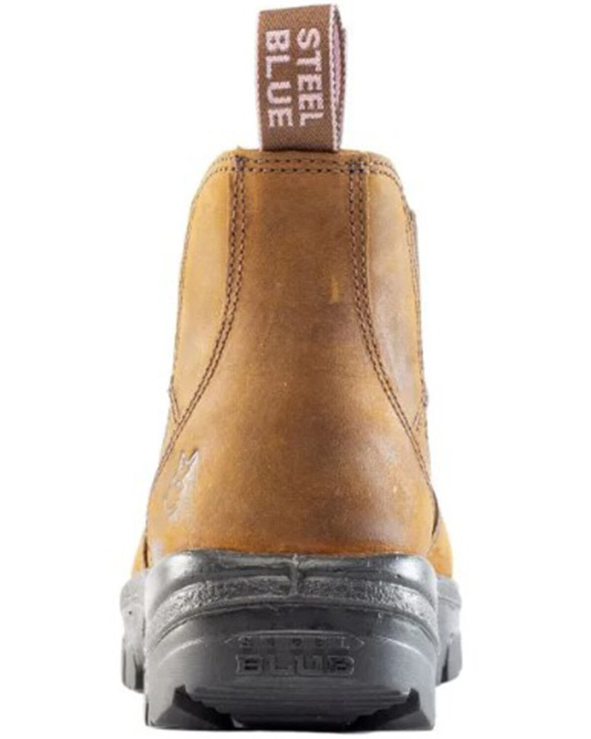 Image #5 - Steel Blue Women's Hobart PR Met Pull-On Work Boots - Steel Toe, Brown, hi-res