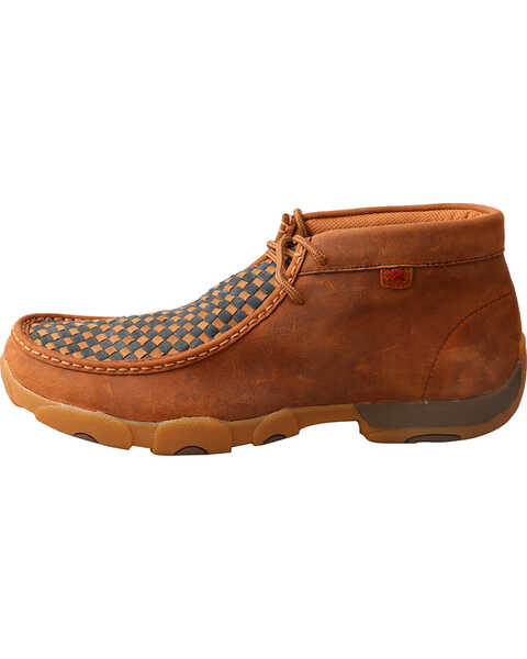Image #3 - Twisted X Men's Driving Moc Toe Shoes, Brown, hi-res