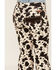 Image #4 - Rock & Roll Denim Girls' Cow Print Bargain Button Stretch Flare Jeans, Multi, hi-res