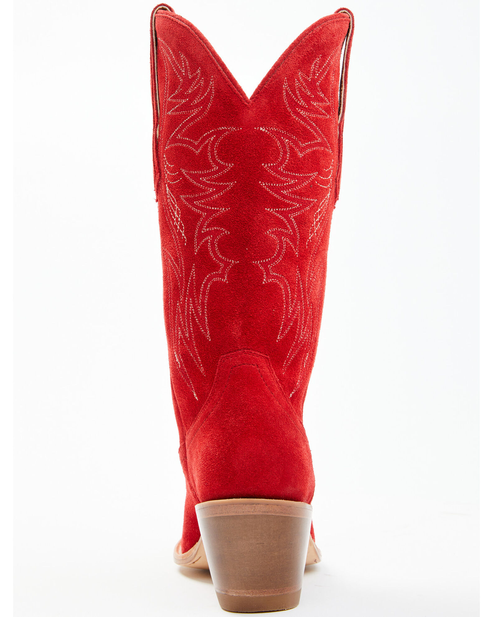 Image #5 - Idyllwind Women's Charmed Life Suede Western Boots - Round Toe, Cherry, hi-res