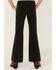 Image #4 - Rock & Roll Denim Girls' Cheetah Print Trouser Jeans, Black, hi-res