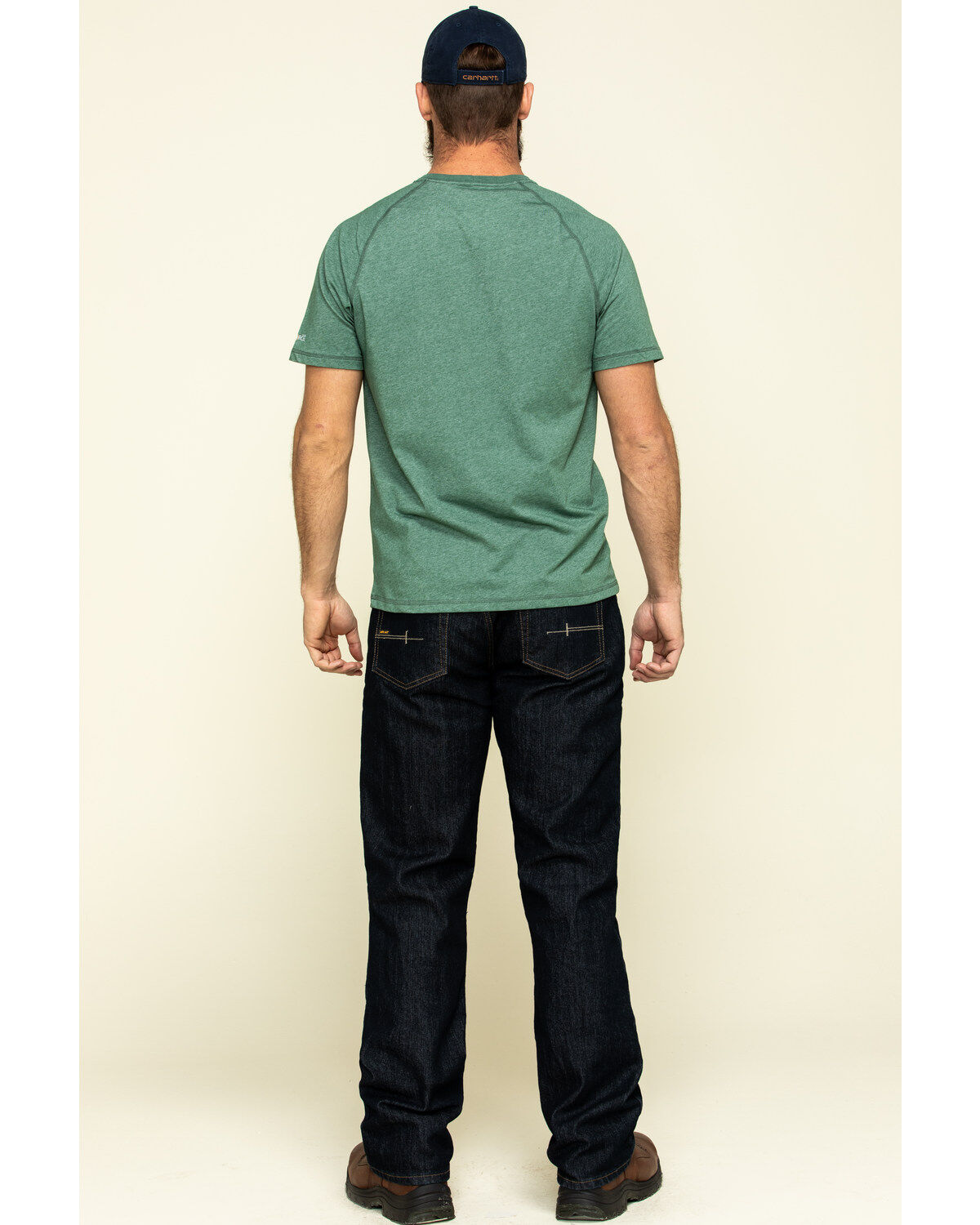 Image #5 - Ariat Men's M4 Rebar Durastretch Flannel Lined Low Bootcut Work Jeans, , hi-res