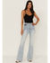 Idyllwind Women's Crystal Spring Rib Lace Top, Black, hi-res
