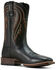 Image #1 - Ariat Men's Plano Performance Western Boots - Broad Square Toe, Black, hi-res