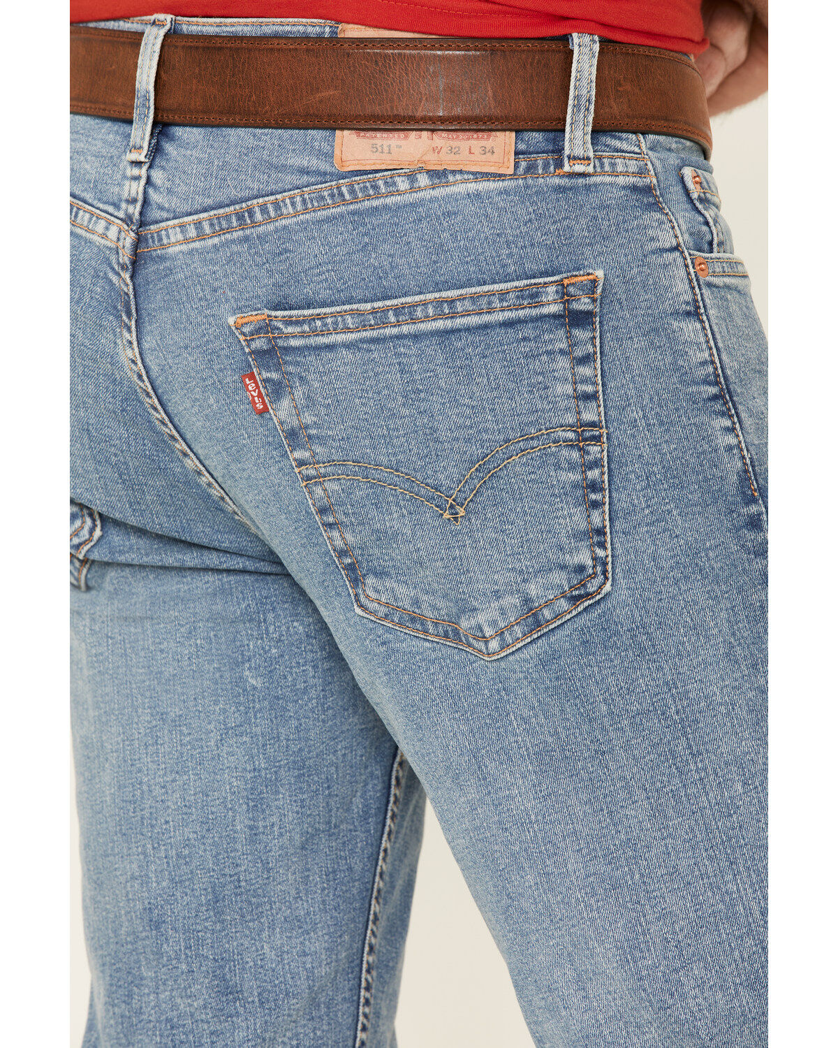 Image #4 - Levi's Men's 511 Pickles Light Flex Slim Fit Jeans, Blue, hi-res