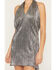 Image #3 - Show Me Your Mumu Women's Jasmine Halter Neck Sleeveless Mini Dress, Silver, hi-res
