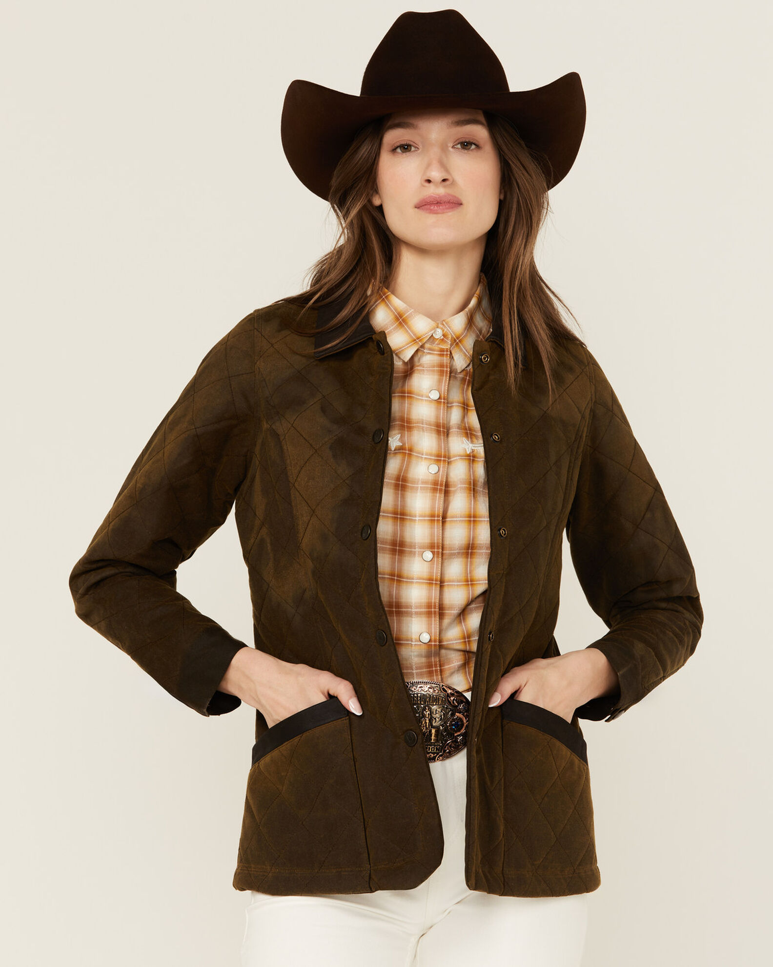 Womens oilskin jacket sale