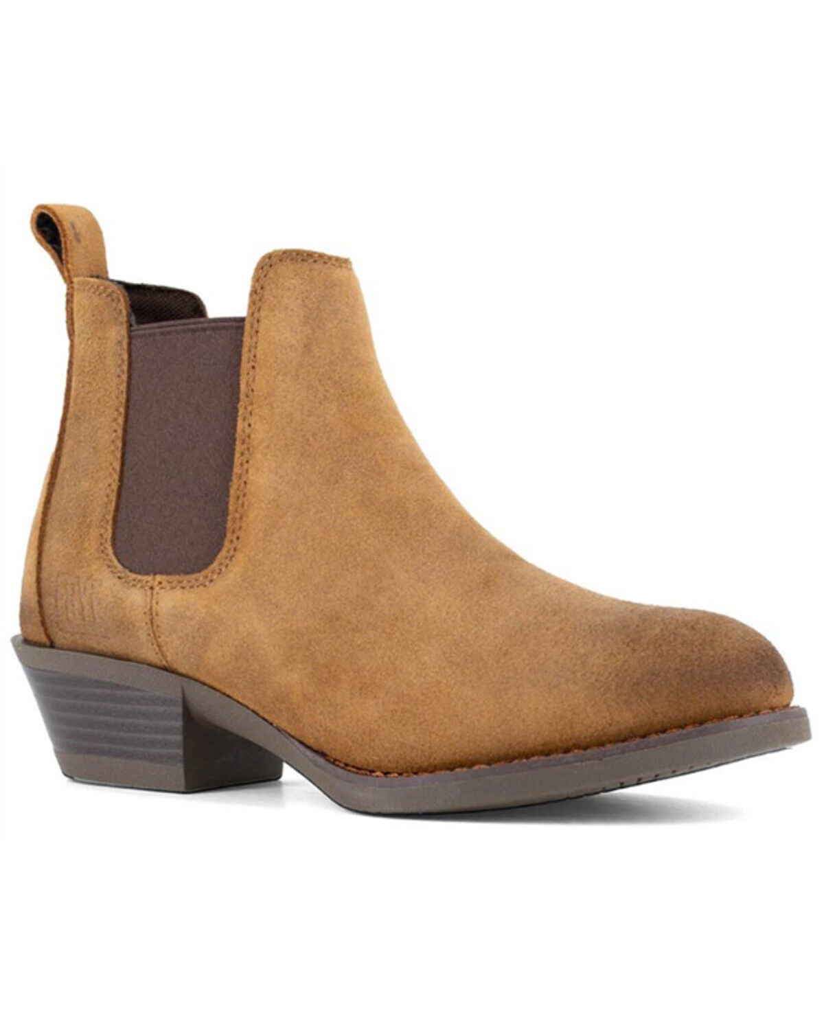 Frye Women's Safety-Crafted Chelsea Work Boots - Steel Toe, Dark Brown, hi-res