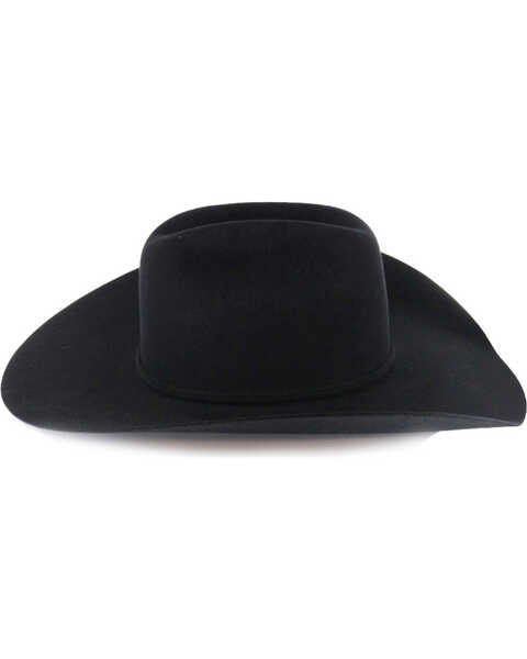 Image #2 - Rodeo King 7X Felt Cowboy Hat, Black, hi-res