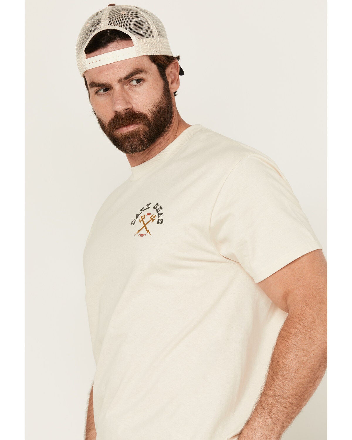 Image #2 - Dark Seas Men's Boot Barn Exclusive Round Up Short Sleeve Graphic T-Shirt, , hi-res