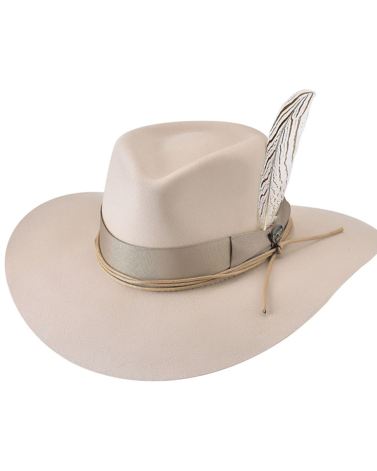 Bullhide Buckskin Good Vibe Wool Felt Western Hat, Natural, hi-res