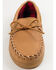 Minnetonka Genuine Moose with Fleece Lining Moccasins, Natural, hi-res