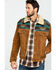 Image #1 - Scully Men's Cafe Brown Boar Suede Jean Jacket - Big, Brown, hi-res